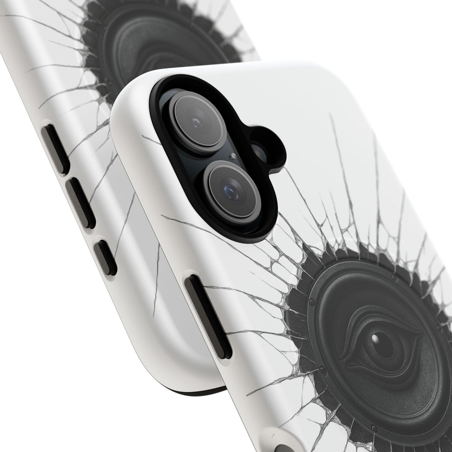 Surreal Eye Speaker Handyhülle – Kreatives Lautsprecher-Augen Design für Musik- & Kunstfans – Schutzhülle für iPhone & Android"