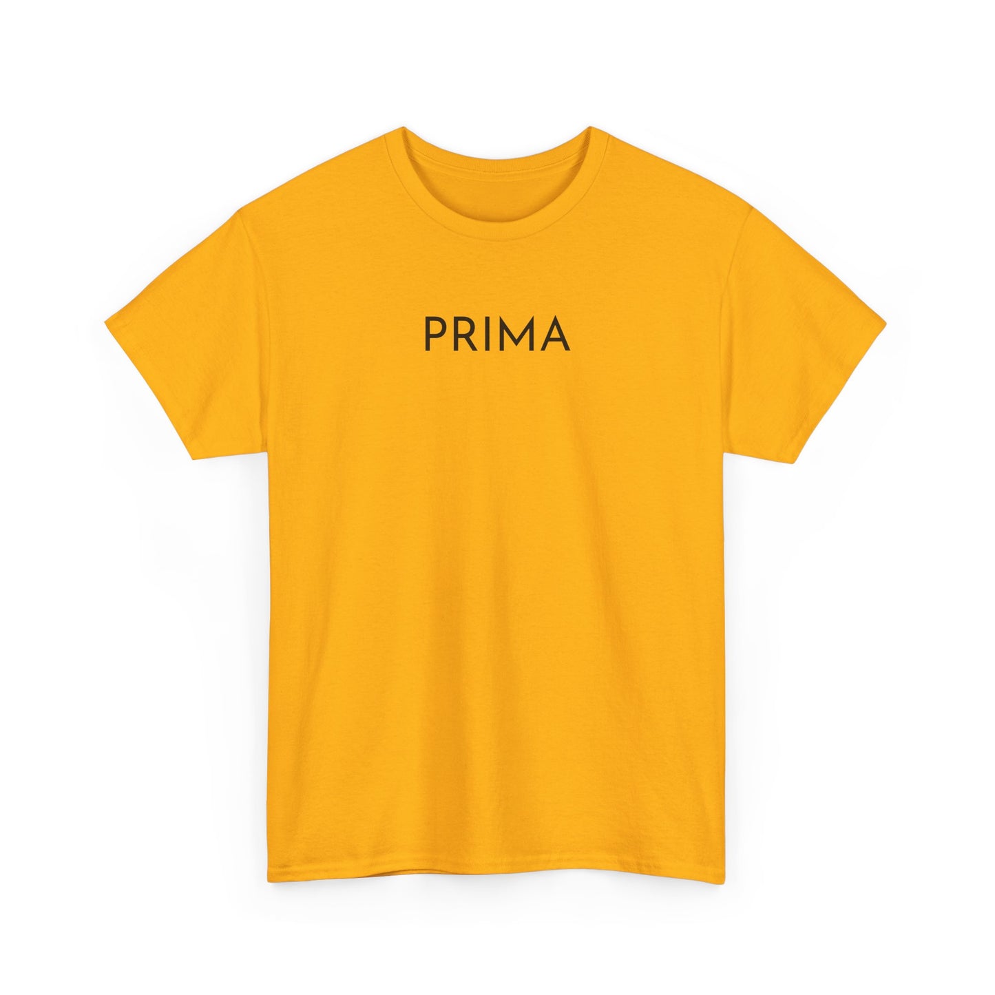 PRIMA T-Shirt (Brustprint) – Unisex Heavy Cotton Tee | Nachhaltige Streetwear aus 100% Baumwolle