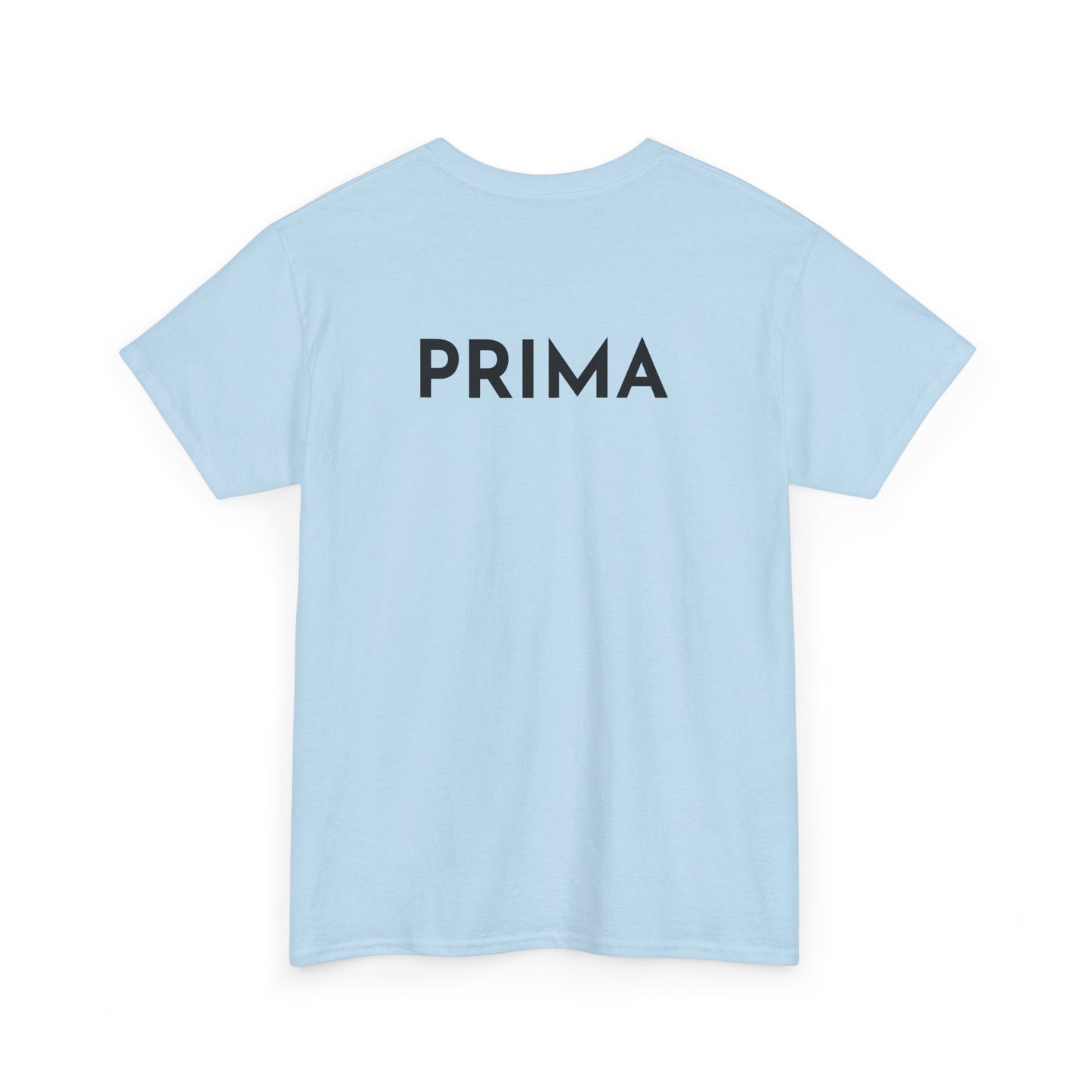 PRIMA T-Shirt (Rückenprint) – Unisex Heavy Cotton Tee | Nachhaltige Streetwear aus 100% Baumwolle