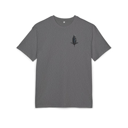 Minimalistisches Tech T-Shirt (Brustprint) – Unisex Shirt mit modernem geometrischem Logo – Urban Streetwear Look