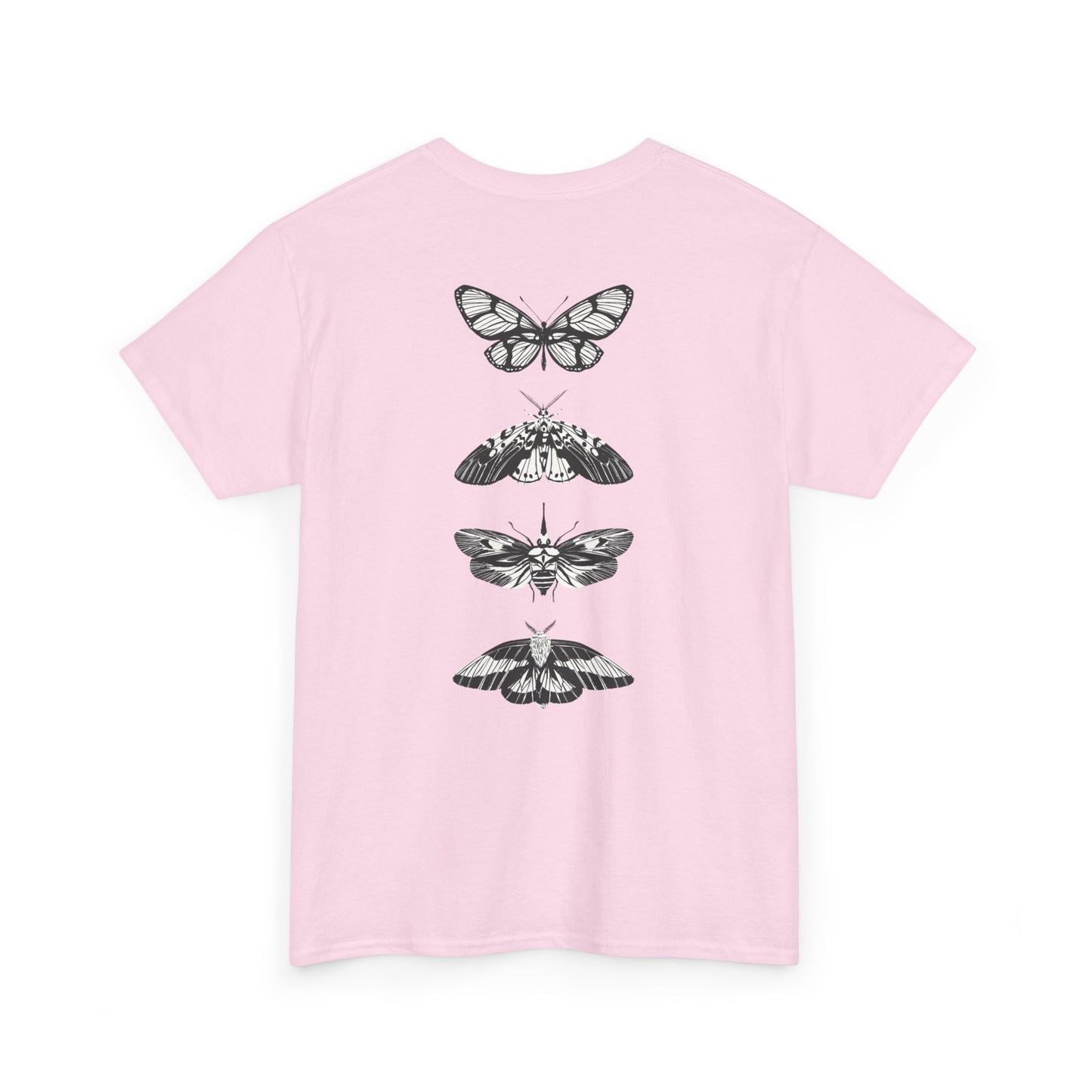 T-Shirt mit Schmetterlingsdesign - Baumwolle, Streetwear Style, Unisex