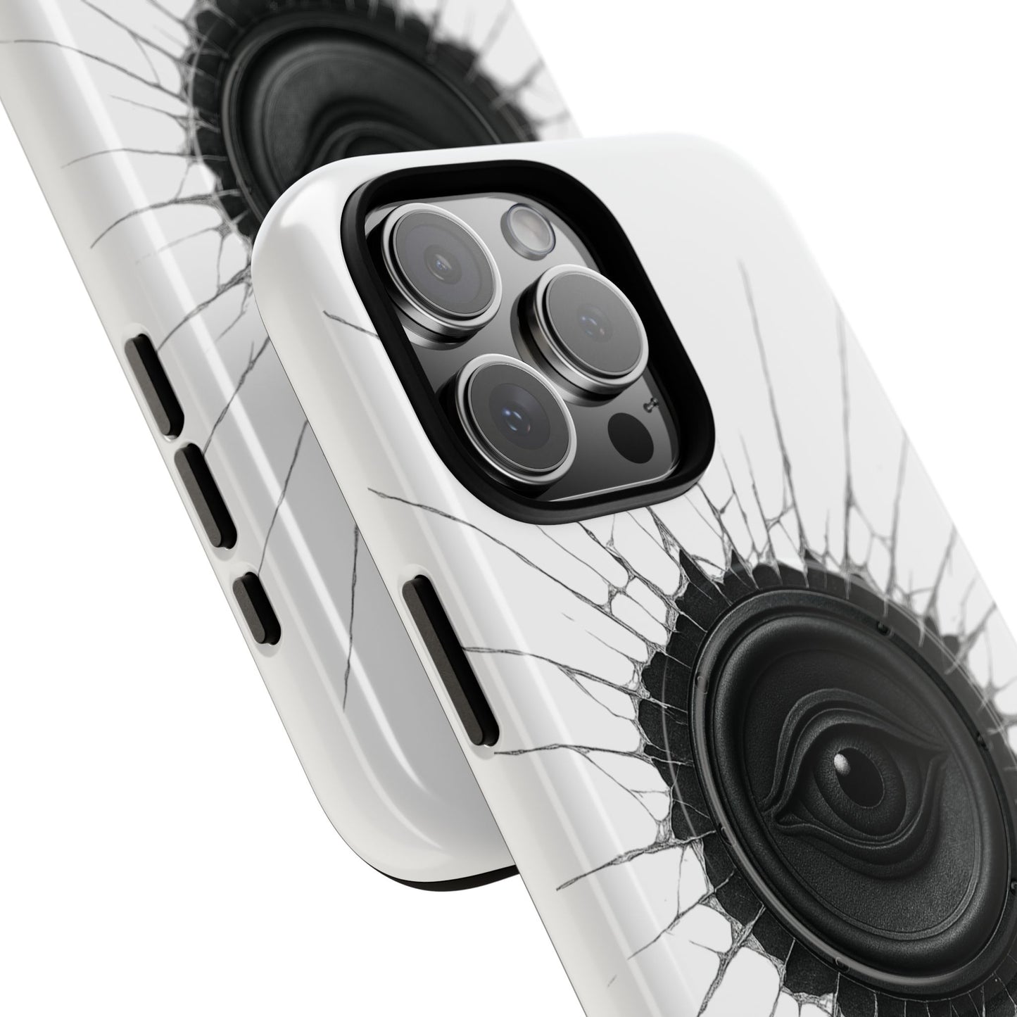 Surreal Eye Speaker Handyhülle – Kreatives Lautsprecher-Augen Design für Musik- & Kunstfans – Schutzhülle für iPhone & Android"