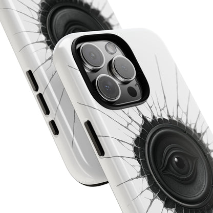 Surreal Eye Speaker Handyhülle – Kreatives Lautsprecher-Augen Design für Musik- & Kunstfans – Schutzhülle für iPhone & Android"