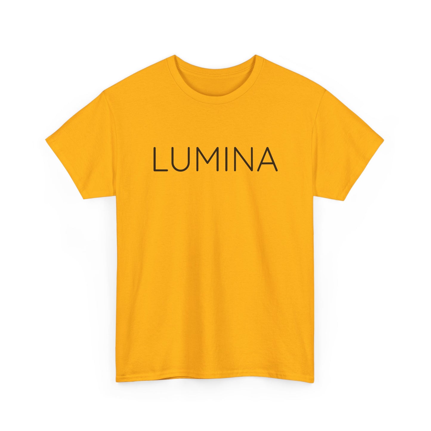LUMINA T-Shirt Unisex (Brustprint) – Nachhaltiges Heavy Cotton Tee aus 100% Baumwolle, Streetwear Basic & Geschenkidee