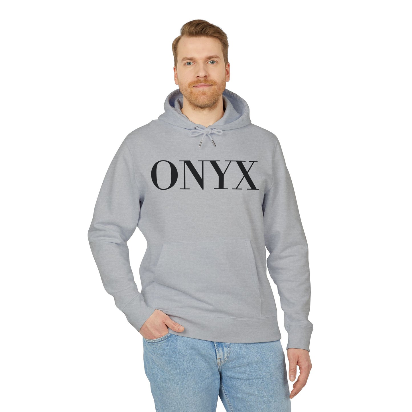 ONYX Hoodie (Brustprint) – Oversize Kapuzenpullover im minimalistischen Streetwear-Design für Damen & Herren