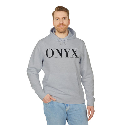 ONYX Hoodie (Brustprint) – Oversize Kapuzenpullover im minimalistischen Streetwear-Design für Damen & Herren