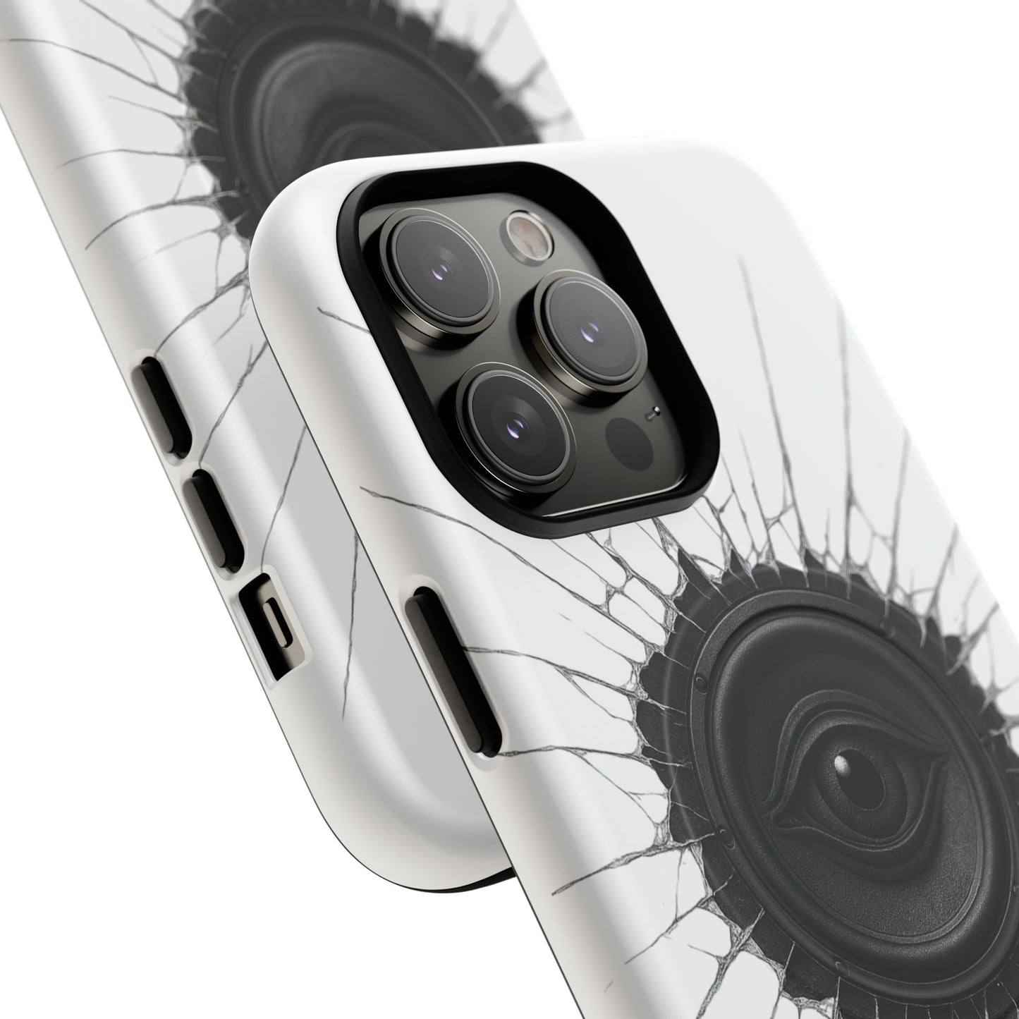 Surreal Eye Speaker Handyhülle – Kreatives Lautsprecher-Augen Design für Musik- & Kunstfans – Schutzhülle für iPhone & Android"