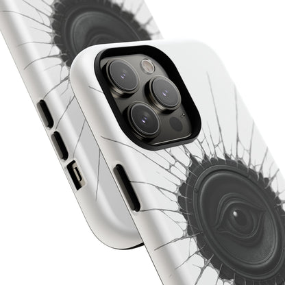 Surreal Eye Speaker Handyhülle – Kreatives Lautsprecher-Augen Design für Musik- & Kunstfans – Schutzhülle für iPhone & Android"