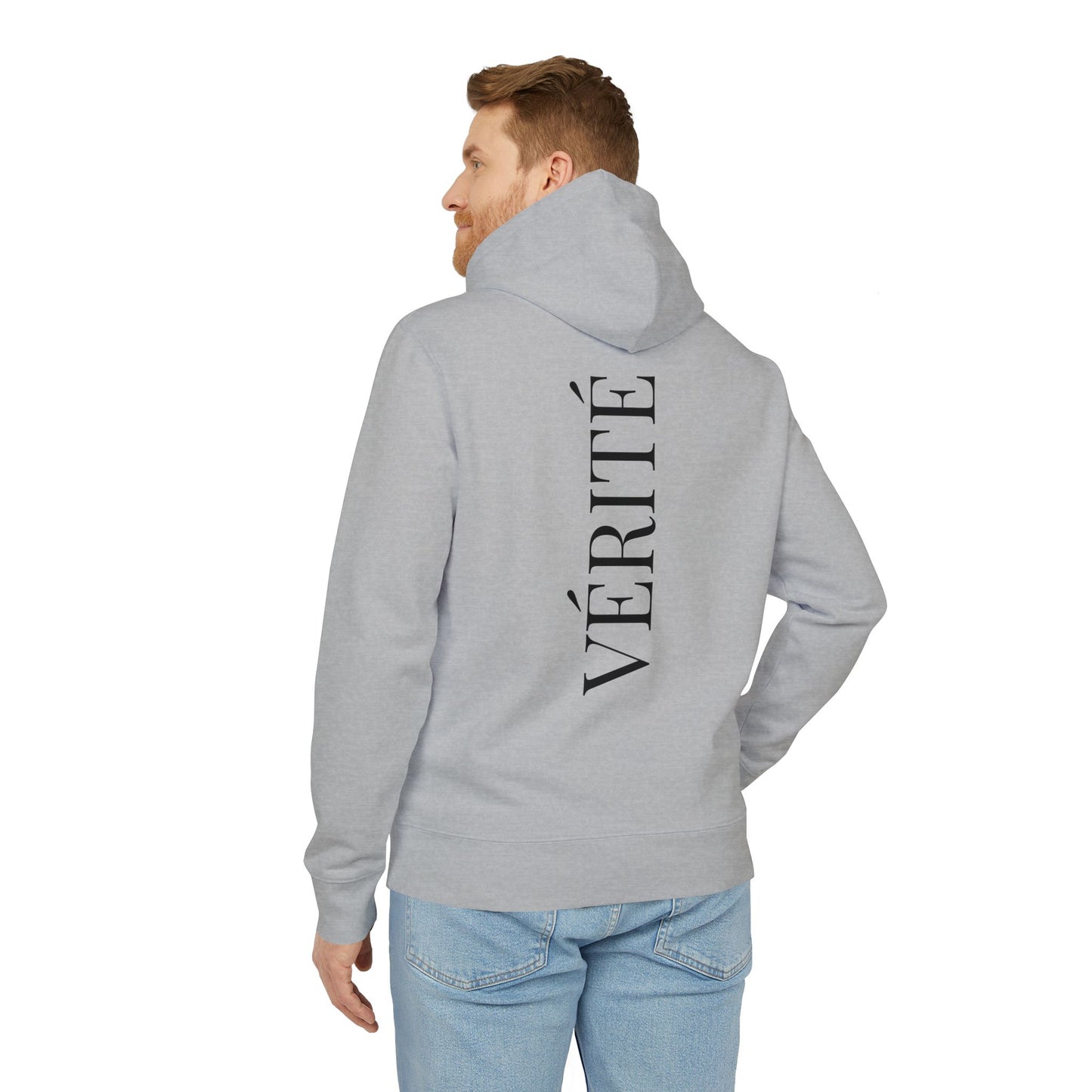 Vérité Hoodie (Rückenprint) – Oversize Kapuzenpullover im minimalistischen Streetwear-Design für Damen & Herren