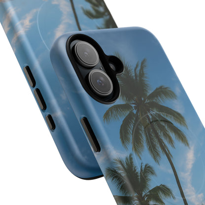 Tropische Sonnenuntergang Handyhülle mit Palmen – Sommer Vibes Case für iPhone & Android | Tropisches Strandmotiv