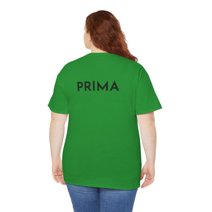 PRIMA T-Shirt (Rückenprint) – Unisex Heavy Cotton Tee | Nachhaltige Streetwear aus 100% Baumwolle