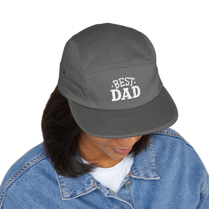 Best Dad – 5-Panel Cap mit Stickerei
