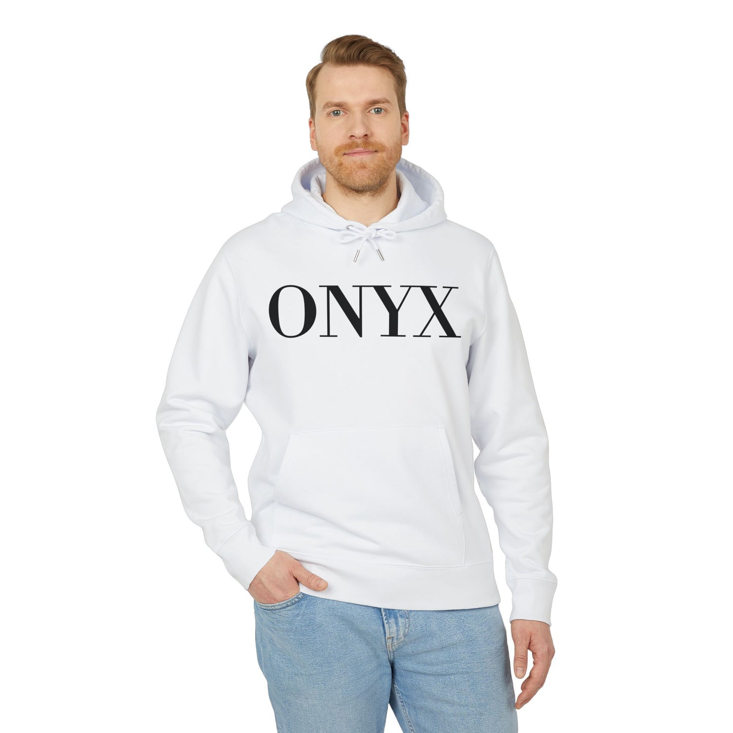 ONYX Hoodie (Brustprint) – Oversize Kapuzenpullover im minimalistischen Streetwear-Design für Damen & Herren