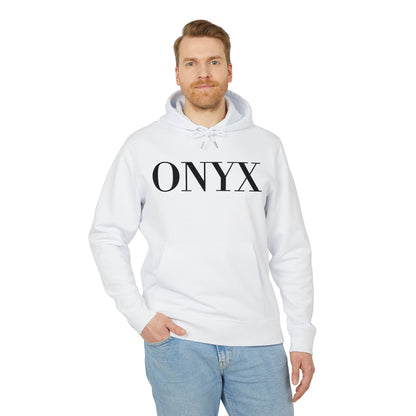 ONYX Hoodie (Brustprint) – Oversize Kapuzenpullover im minimalistischen Streetwear-Design für Damen & Herren