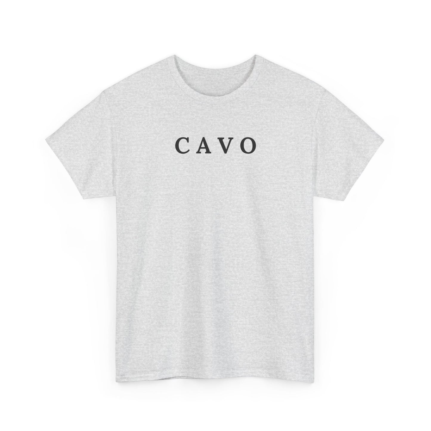 CAVO T-Shirt (Brustprint) – Unisex Heavy Cotton Tee | Nachhaltige Streetwear aus 100% Baumwolle