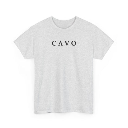 CAVO T-Shirt (Brustprint) – Unisex Heavy Cotton Tee | Nachhaltige Streetwear aus 100% Baumwolle