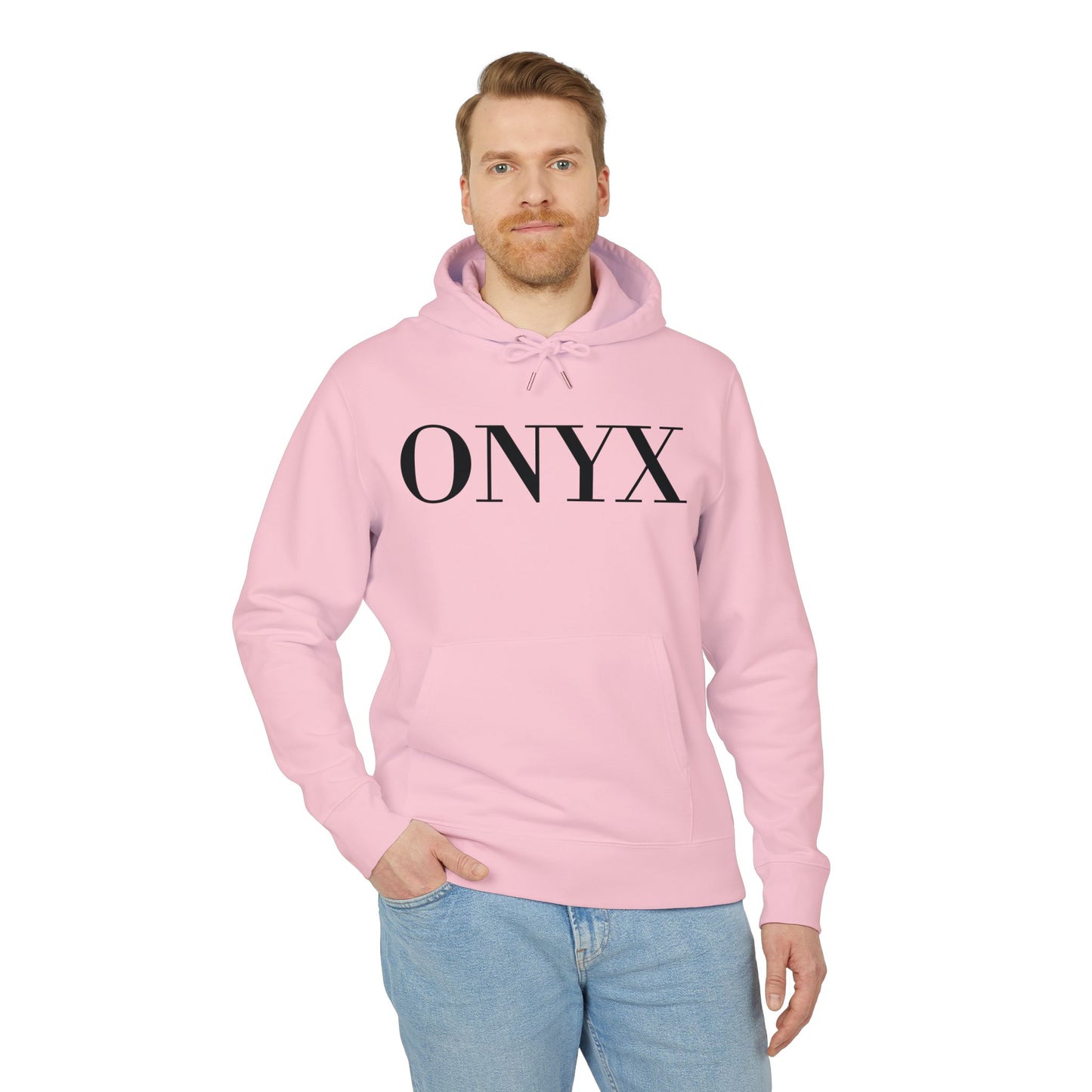 ONYX Hoodie (Brustprint) – Oversize Kapuzenpullover im minimalistischen Streetwear-Design für Damen & Herren
