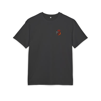Bierhahn T-Shirt (Brustprint) – Lustiges Hahn mit Zapfhahn Motiv für Bierliebhaber & Grillfans – Unisex Funshirt