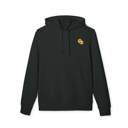 Bier Smiley Hoodie (Brustprint) – Witziger Kapuzenpullover für Männer & Frauen | Party Outfit