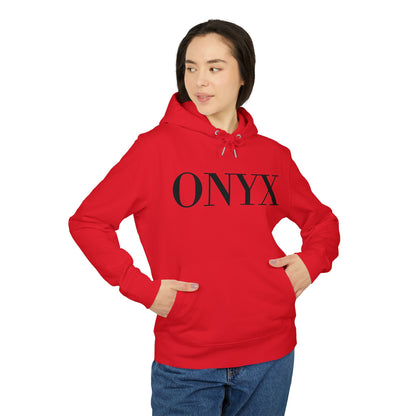 ONYX Hoodie (Brustprint) – Oversize Kapuzenpullover im minimalistischen Streetwear-Design für Damen & Herren