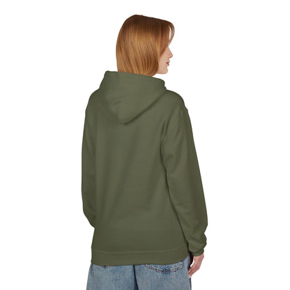 NOVA Hoodie Unisex (Brustprint) – Nachhaltiger Streetwear Kapuzenpullover aus Fleece mit Kängurutasche, Fair & OEKO-TEX zertifiziert