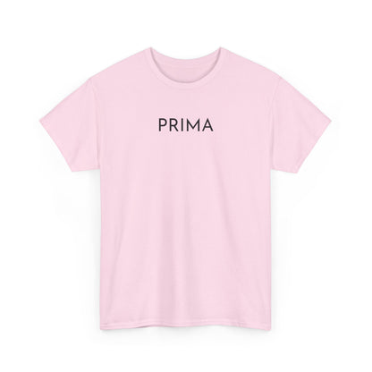 PRIMA T-Shirt (Brustprint) – Unisex Heavy Cotton Tee | Nachhaltige Streetwear aus 100% Baumwolle