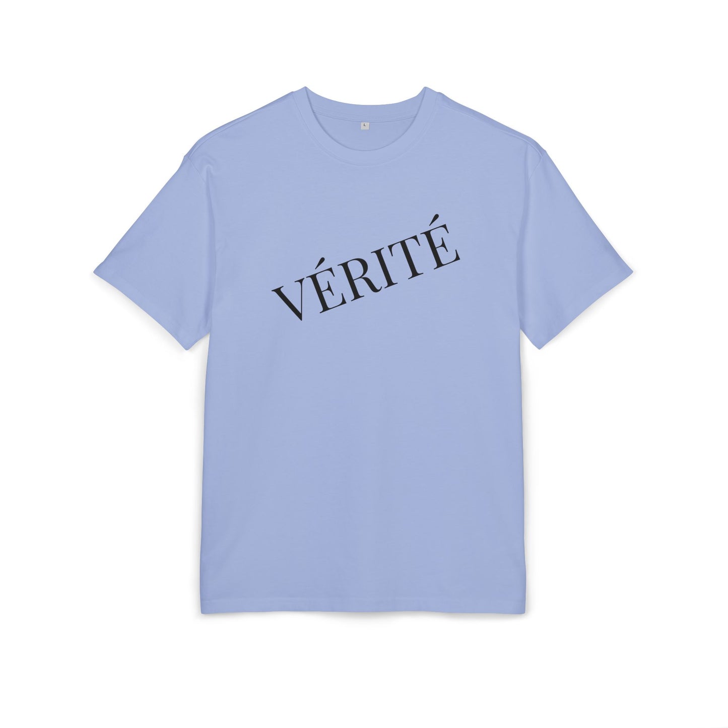 Stylisches T-Shirt mit Aufschrift ‘Vérité’ (Brustprint) – Minimalistisches Design für Modebewusste