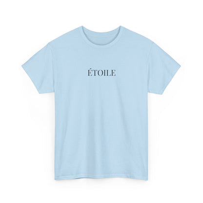 ÉTOILE T-Shirt (Brustprint) – Unisex Heavy Cotton Tee | Minimalistische Streetwear aus nachhaltiger Baumwolle