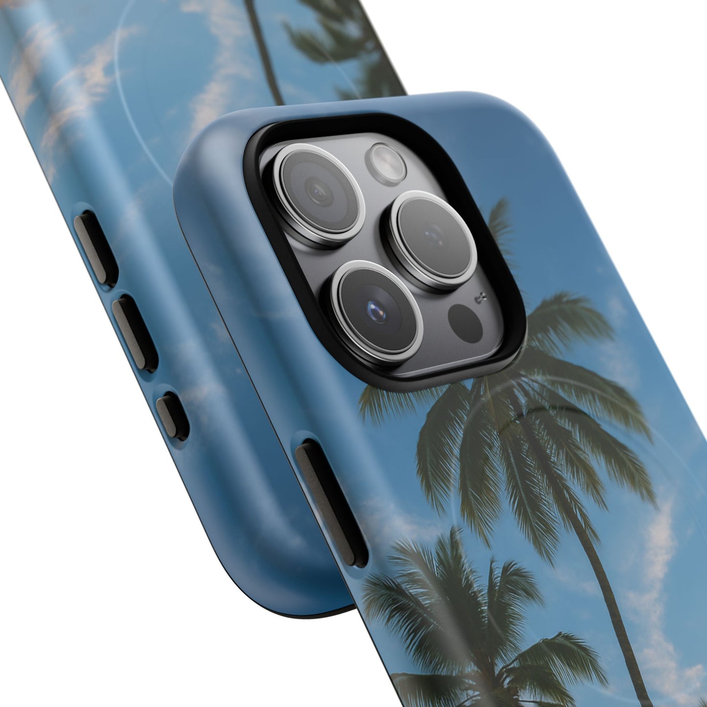 Tropische Sonnenuntergang Handyhülle mit Palmen – Sommer Vibes Case für iPhone & Android | Tropisches Strandmotiv