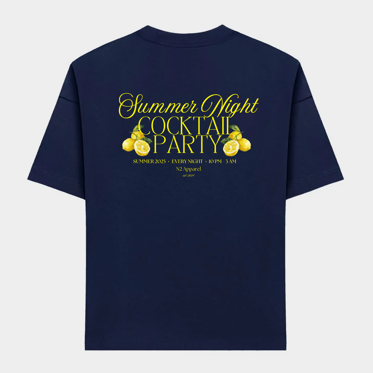 Summer night cocktail party oversized T-Shirt