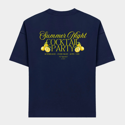 Summer night cocktail party oversized T-Shirt