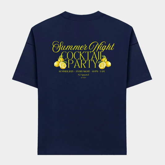 Summer night cocktail party oversized T-Shirt