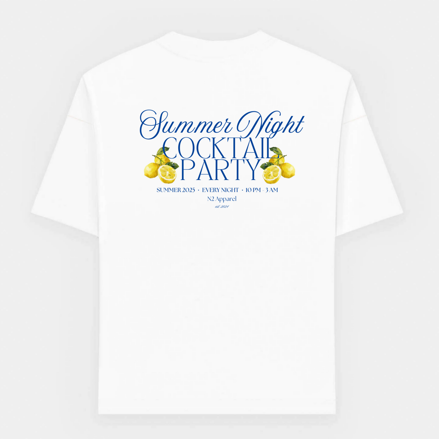 Summer night cocktail party oversized T-Shirt