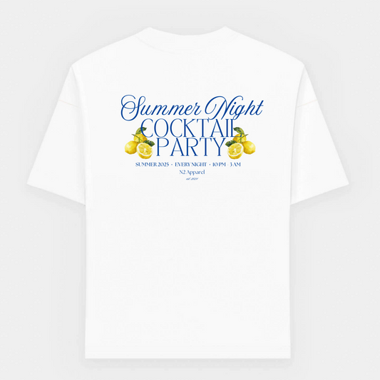 Summer night cocktail party oversized T-Shirt