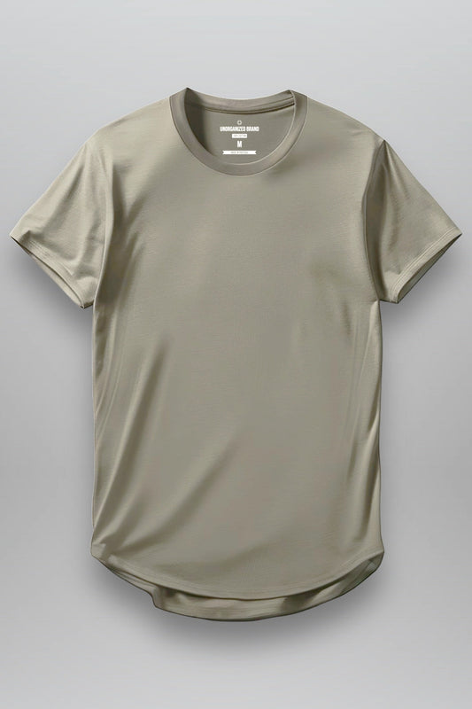 BASIC T-SHIRT RUNDER SAUM T25