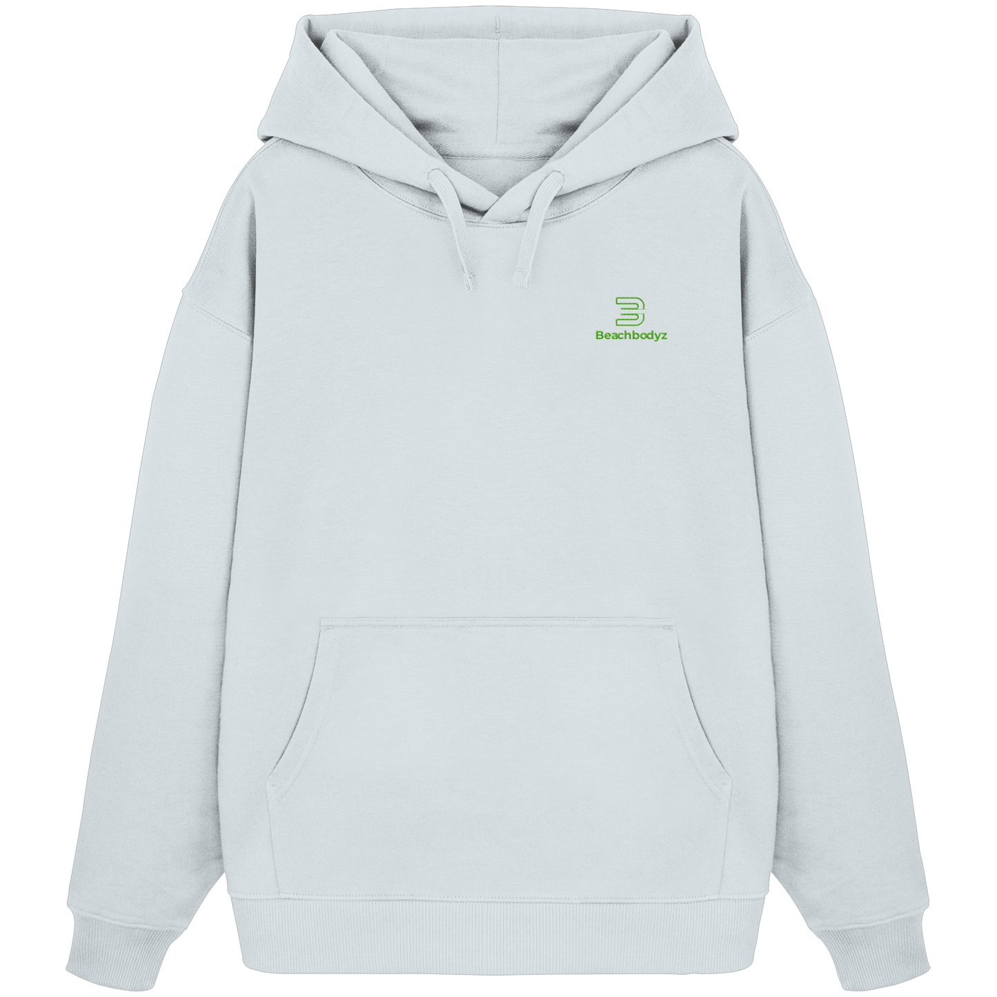 Grün Hauszeichen - Oversize Hoodie (Stick) - Gemütlich & Stylisch | BeachBodyz®
