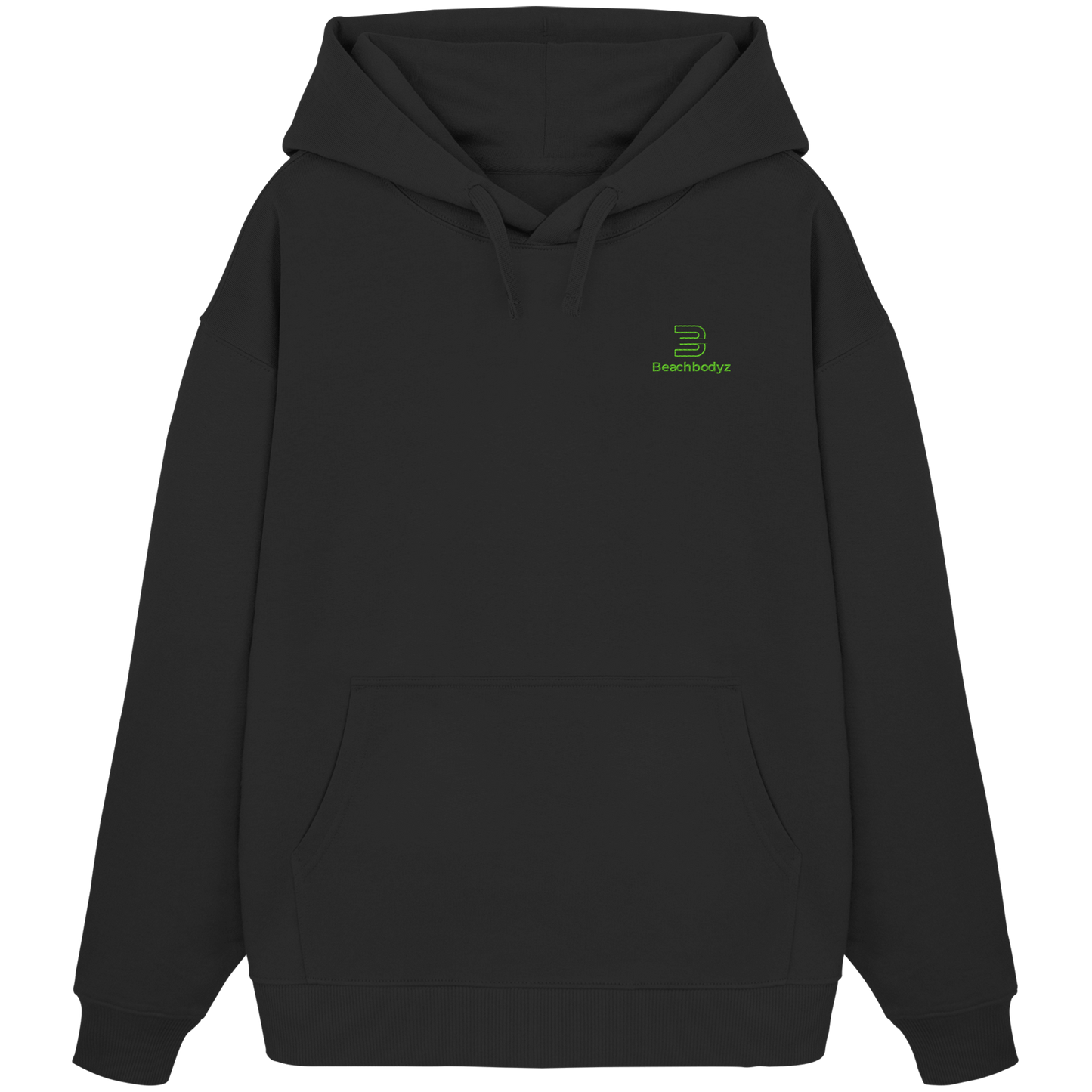 Grün Hauszeichen - Oversize Hoodie (Stick) - Gemütlich & Stylisch | BeachBodyz®