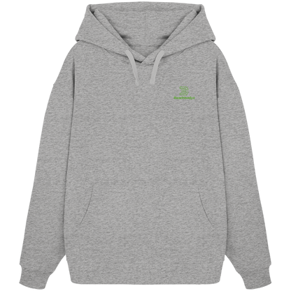 Grün Hauszeichen - Oversize Hoodie (Stick) - Gemütlich & Stylisch | BeachBodyz®