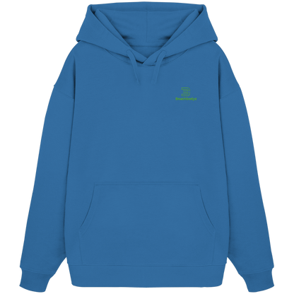 Grün Hauszeichen - Oversize Hoodie (Stick) - Gemütlich & Stylisch | BeachBodyz®