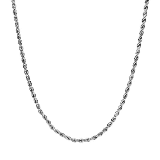 CLASSIC TWISTED NECKLACE SILVER