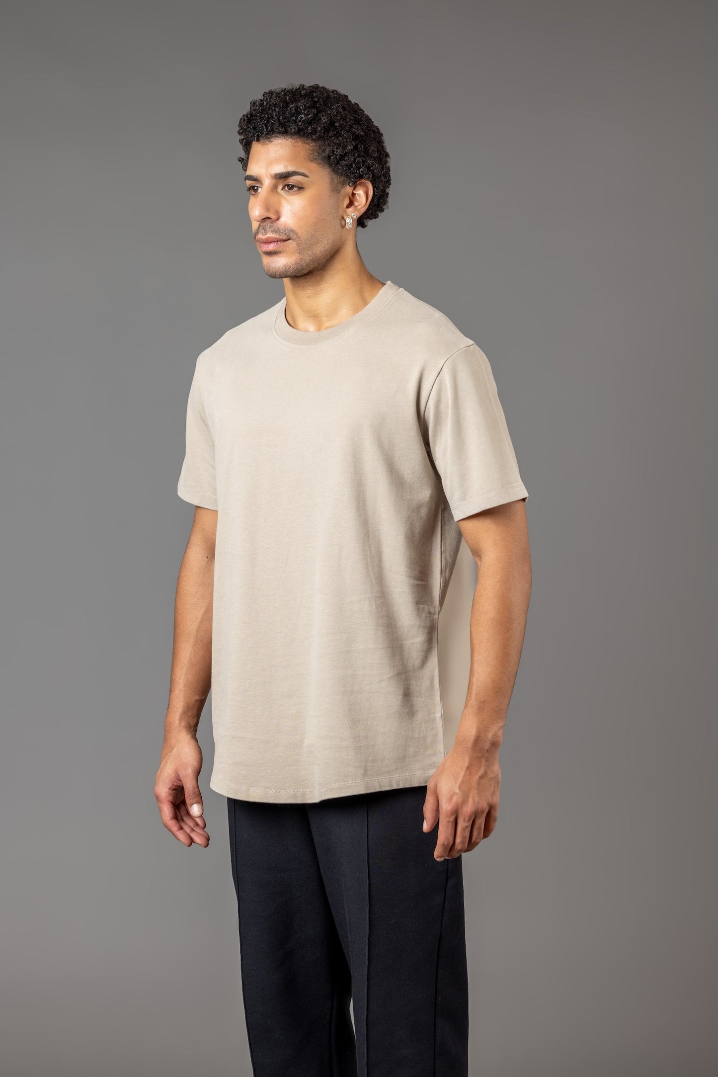 BASIC T-SHIRT RUNDER SAUM T25